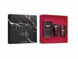 Drakkar Noir for Men by Guy Laroche Set 3.4oz & 1.7oz Shower Gel & 2.6oz Deodorant