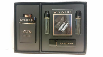 Man In Black by Bvlgari EDP 3.4Oz/ 3X15 Ml Refillable Travel Spray
