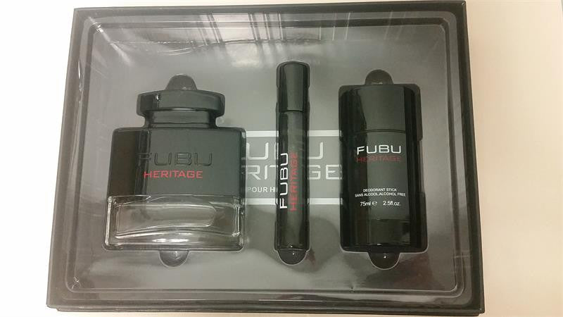 Fubu Heritage for Men by Fubu EDT 3.4Oz/ .68Oz/ Deo 2.5 Oz.